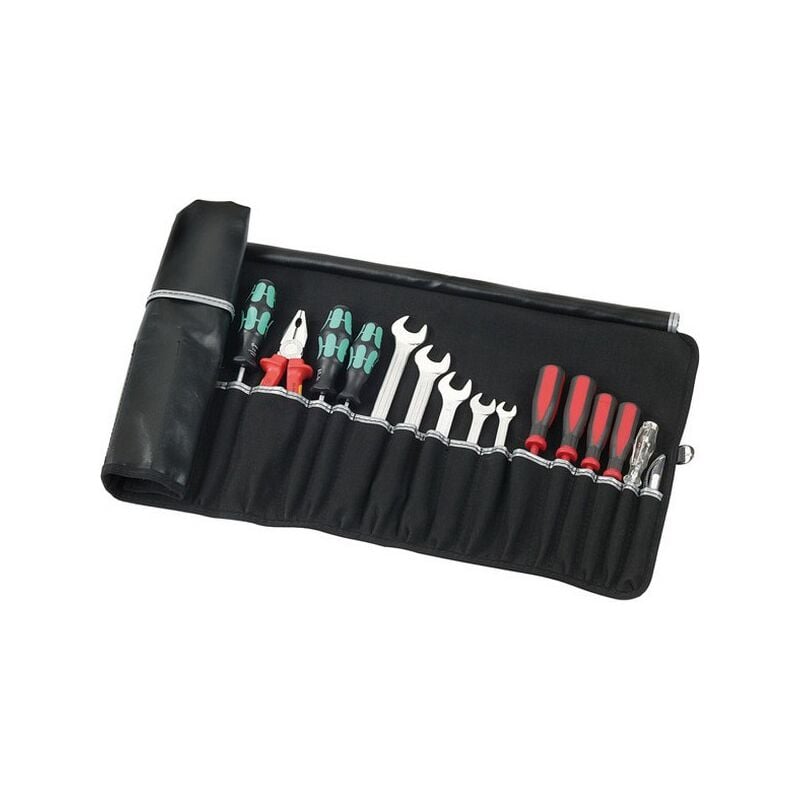 Parat - Pochette à outils à enrouler basic, Dimensions extérieures : 550 x 315 mm, Nombre de poches d'insertion 12, Poids 260 g