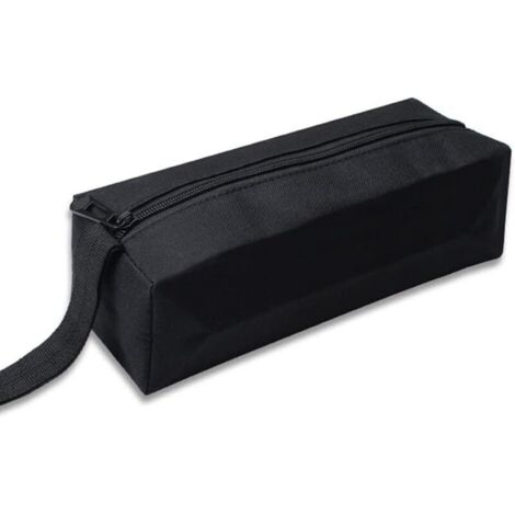 Pochette à Outils Sac à outils imperméable multifonctionnel,Petit sac à outils portable 600D Oxford tissu Sacs à outils professionnels pour électricien, charpentier, construction (Noir)