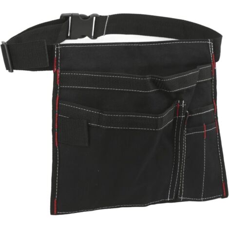 Pochette Ceinture à Outils Simple Face, Tablier de Travail en Toile 6 Poches avec Sangle réglable, Ceinture à Outils pour mécanicien, Charpentier, Jardinier, Bricoleur