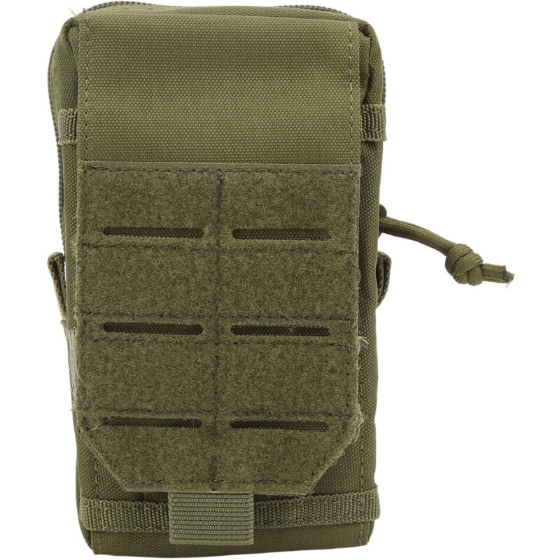 Pochette ceinture multifonction pour téléphone portable, sac banane double couche homme pour camping et pêche en extérieur, couleur vert militaire