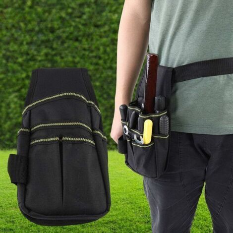 Pochette de Ceinture à Outils, Sac de Rangement d'outils de Jardinier Sac à Outils de Jardin, Ceinture de Rangement d'outils de Tablier de Taille pour Jardinier de Jardin extérieur de Patio