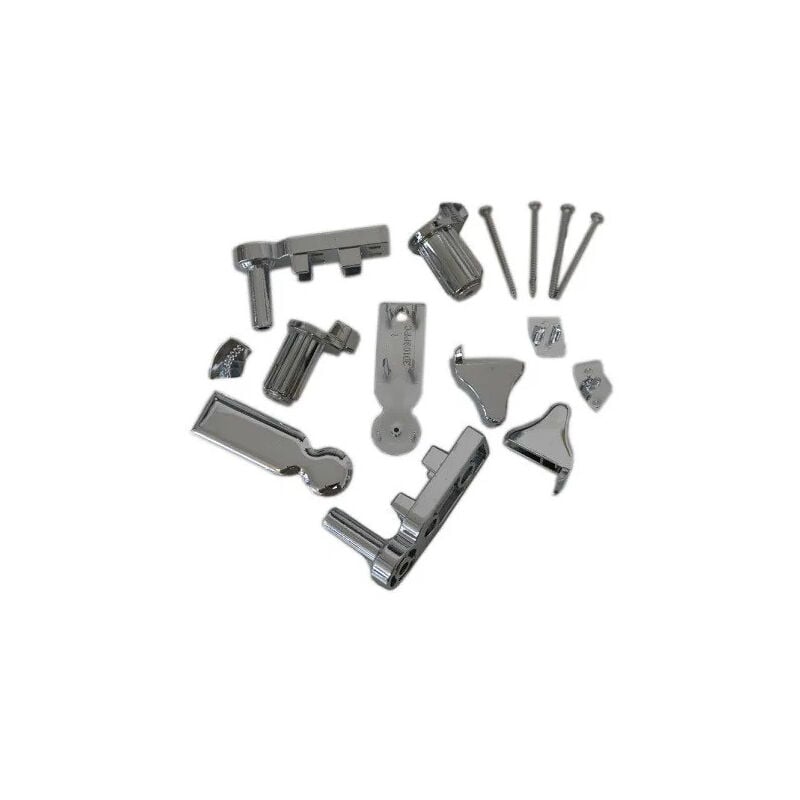 Pochette de charnières avec caches young 1B 2B 2G/JUMP Chromé