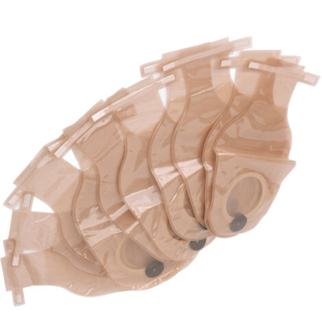 Pochette de Colostomie Drainable 10 Pièces, Anti-Fuite pour Iléostomie, Matériel Médical Adulte