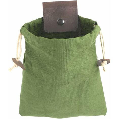 Sac bandoulière,Sac de ceinture en cuir pour hommes, pochette de poche pour  téléphone portable-téléphone portable - Type Army green