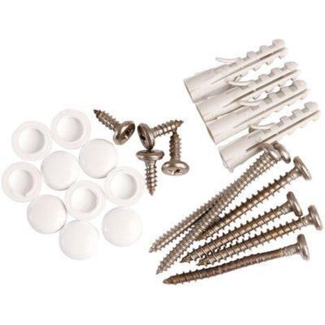 Pochette de montage pour porte de douche Lunes 2P-P - Kit d'installation robuste et facile à utiliser