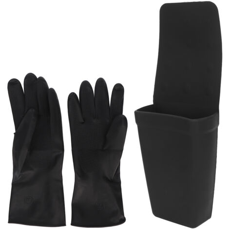 Pochette de protection thermique pour fer à boucler, avec ventouses et gants isolants