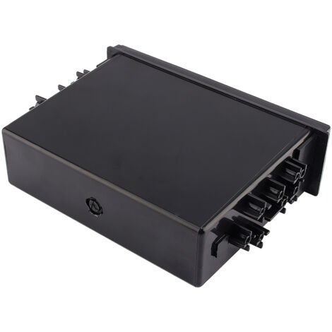Pochette de rangement double couche pour gobelets et radio auto