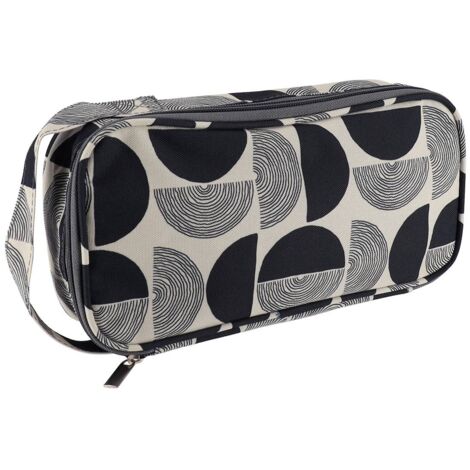 Pochette de rangement pour cables polyester imprimee zippee - bilbao - Tendance