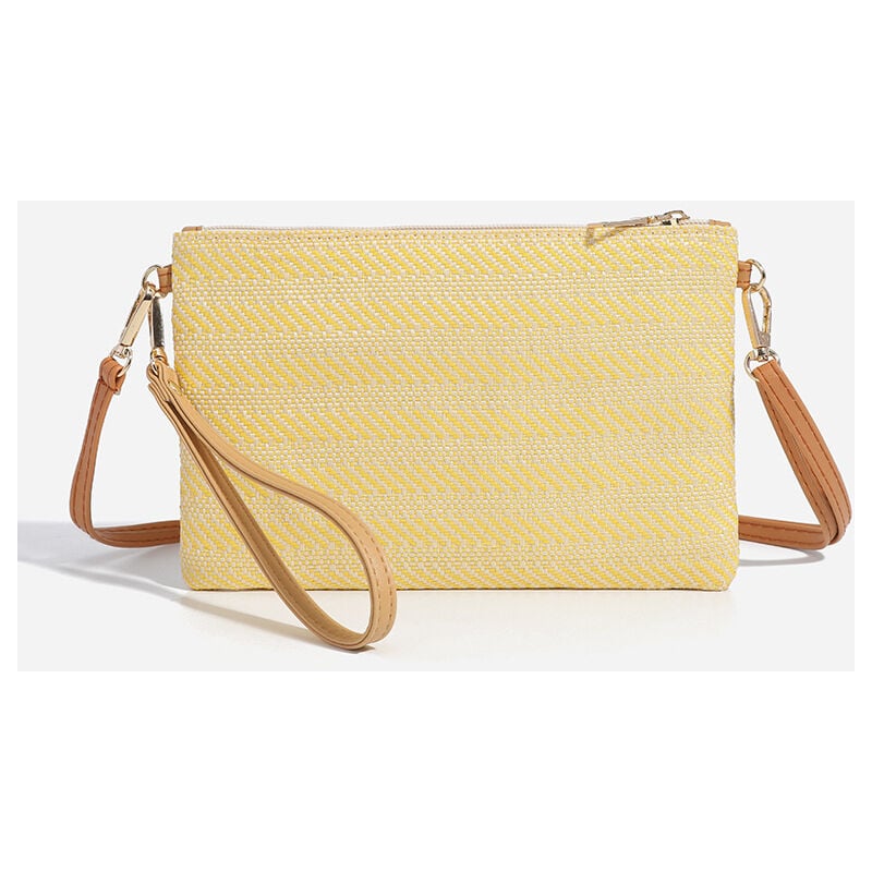 Pochette d'été en paille pour femme