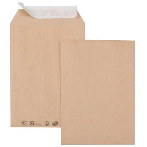 Pochette kraft brun GPV 162 x 229 - 85 gr - Boîte de 500