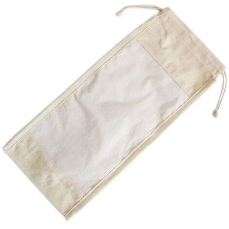 Pochette Longue à Fenêtre en Coton - 35x15cm- Vendu par 1