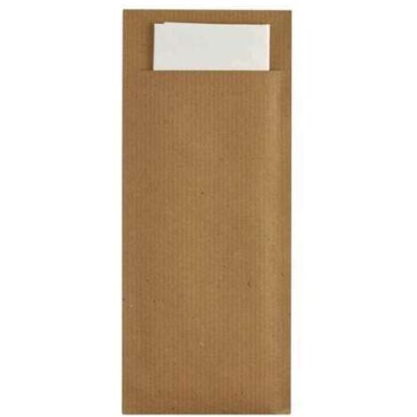 Pochettes 8,5x20 cm Kraft Colis de 500 - Manufacture De L'Ephemere