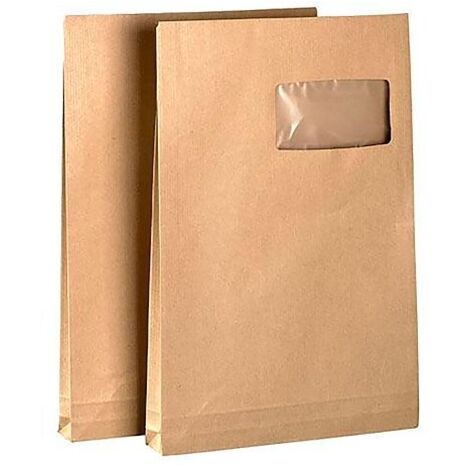 Pochettes à soufflets -229x324 mm - avec fenêtre - Boite de 50 - Maxiburo