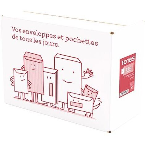 Pochettes administratives kraft brun 229x324 mm gamme budget sans fenêtre - Boîte de 250