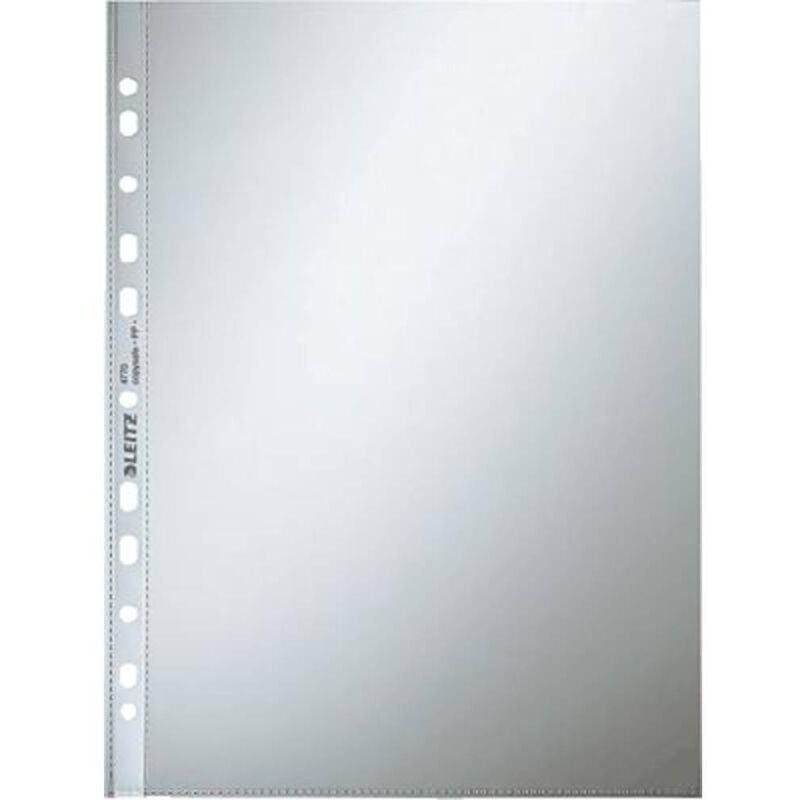 Leitz - Pochette 4770 din A4 polypropylène 0.08 mm transparent 47700002-100 100 pc(s)
