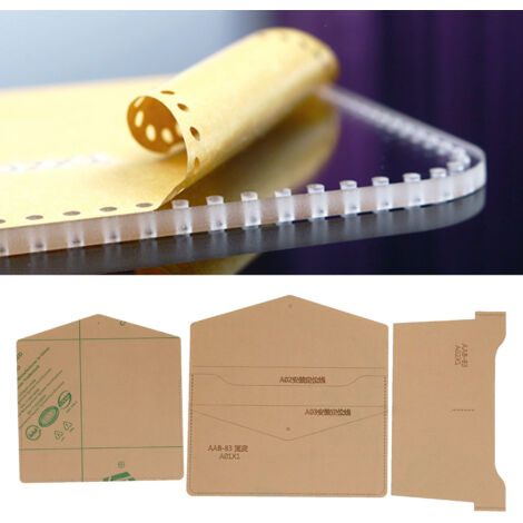 Pochoir acrylique pour organisation - Accessoire de découpe cuir DIY - Compatible tablette IPAD