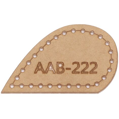 Pochoir acrylique transparent pour pendentif DIY, durable et idéal pour la création de bijoux et le quilting.