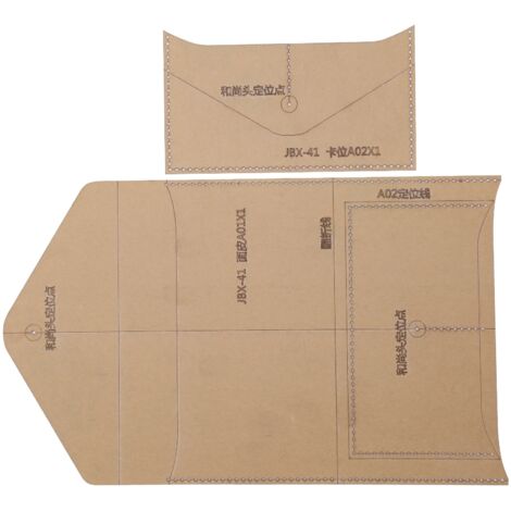 Pochoir acrylique transparent pour sac enveloppe DIY - Fournitures de création manuelle