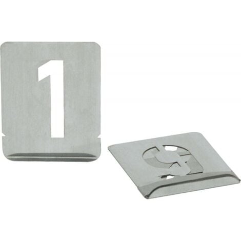 Pochoir chiffres 0-9 SH 40mm Turnus