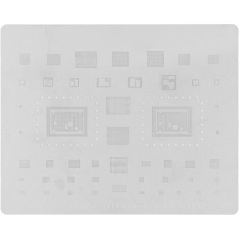 Pochoir de reballage BGA, bonne Dissipation de la chaleur, positionnement précis, modèle de plantation en étain en acier inoxydable pour IOS 14 pour A16 A15