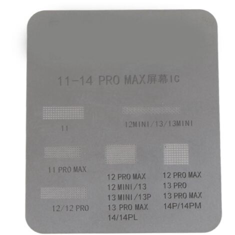 Pochoir de Reballing BGA pour Réparation de Smartphone, Modèle de Soudure pour Composants Électroniques