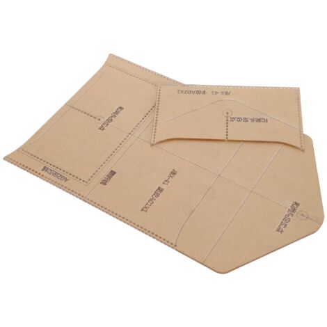 Pochoir en plastique transparent pour sac à rabat DIY - Accessoires créatifs scrapbooking