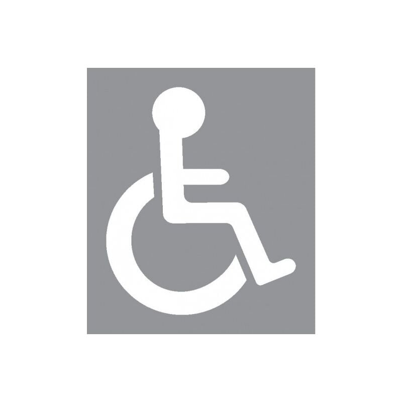 SOFOP TALIAPLAST - Pochoir handicapé 1x1,20m (signalisation horizontale)