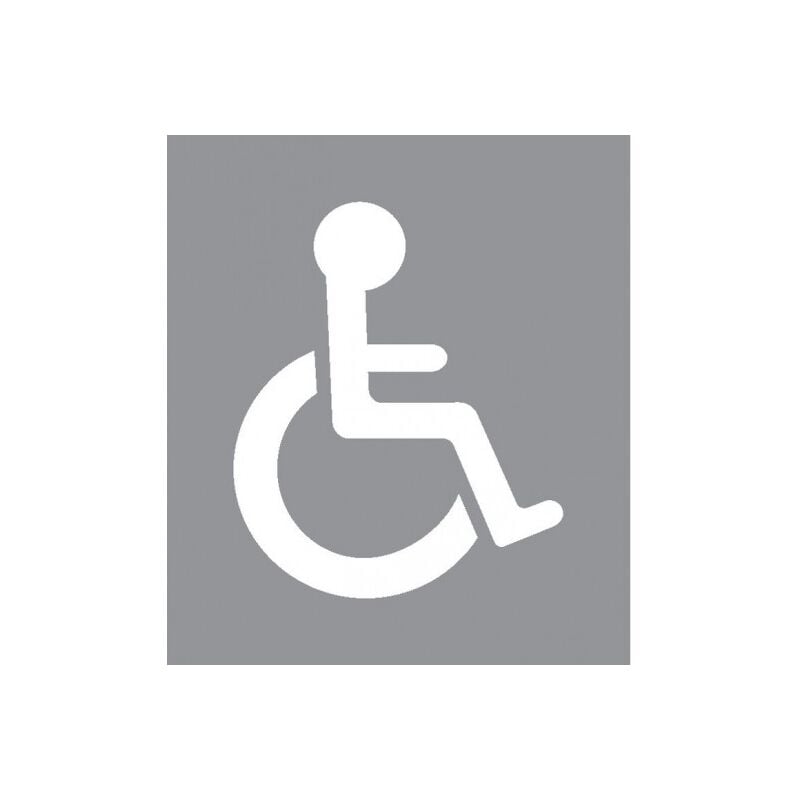 Taliaplast - sofop Pochoir handicapé 50x60cm (signalisation horizontale)