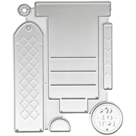 Pochoir métallique pour scrapbooking et décoration murale, idéal pour cartes d'anniversaire
