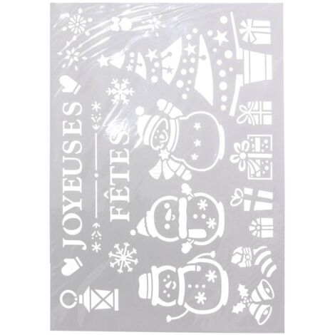 Pochoir Noël Gm 44,5 x 59,5 cm - Feeric lights & christmas