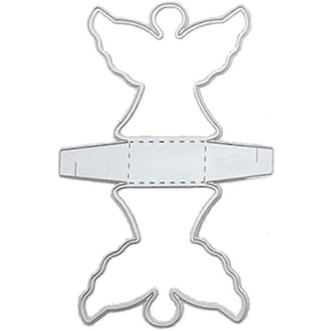 Pochoirs de découpe en métal Angel Box pour scrapbooking, cartes et loisirs créatifs - Moule à gaufrage