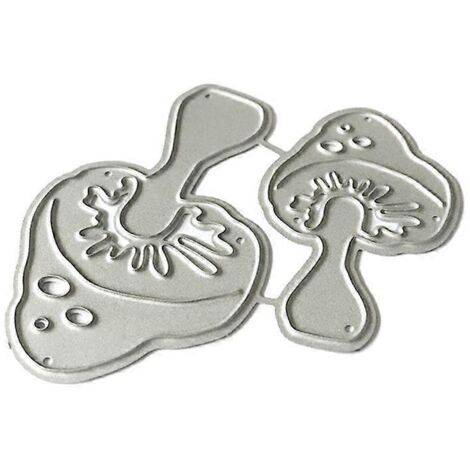 Pochoirs de découpe en métal en forme de champignons pour scrapbooking, album DIY, tampon, papier, carte en relief, décoration