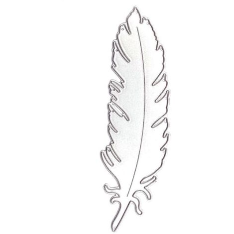 Pochoirs de découpe en métal Feather pour scrapbooking, cartes et autres supports de découpe.