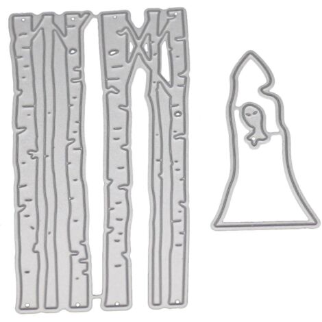 Pochoirs de découpe en métal Forêt pour scrapbooking, album DIY, tampons, cartes et marque-pages faits main, gaufrage et décoration