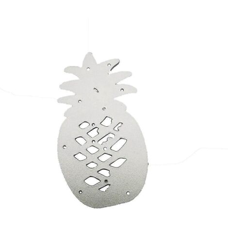 Pochoirs de découpe en métal motif ananas pour scrapbooking, cartes et décoration en relief