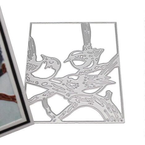 Pochoirs de découpe en métal Oiseaux pour scrapbooking, album, tampon, carte en papier, gaufrage