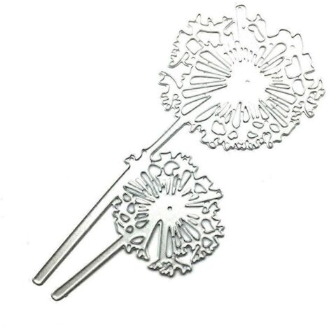 Pochoirs de découpe en métal Pissenlits pour scrapbooking, album DIY, tampon, gaufrage de papier