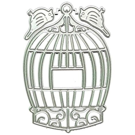 Pochoirs de découpe en métal pour cage à oiseaux, pochoir pour scrapbooking, cartes en papier, etc.