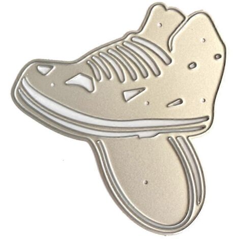 Pochoirs de découpe en métal pour chaussures de skateboard, à embosser, pour la création de cartes