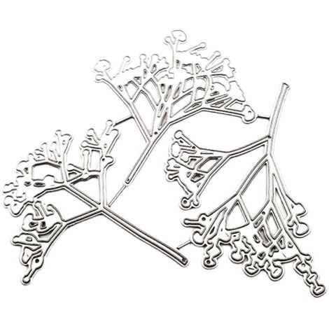 Pochoirs de découpe en métal pour fleurs séchées, pochoirs pour scrapbooking, cartes et autres supports à découper. Moule pour cartes et albums en papier.