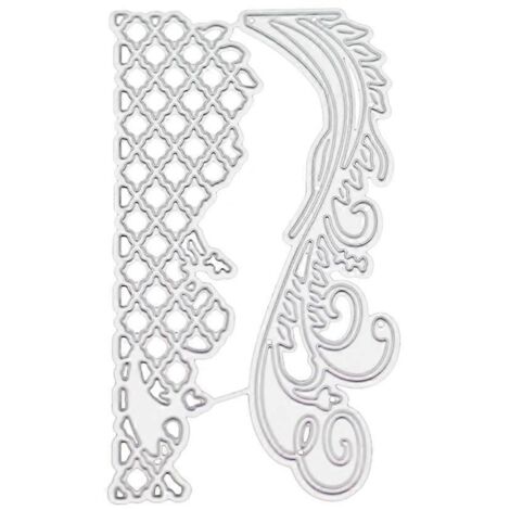 Pochoirs de découpe en métal pour fond floral, scrapbooking, tampons, papier Ca