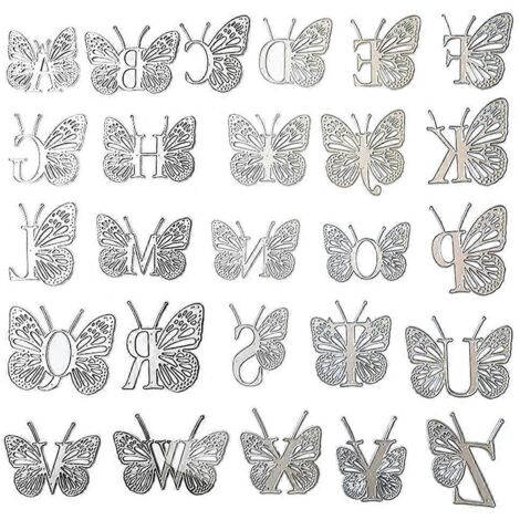 Pochoirs de découpe en métal pour lettres papillon, pochoirs, scrapbooking, papier pour album photo DIY