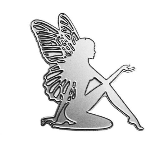 Pochoirs de découpe en métal pour papillon et ange, pour scrapbooking, tampons et papier à tamponner.