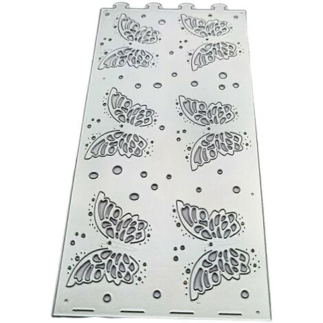 Pochoirs de découpe en métal pour papillons, pochoirs, modèles de scrapbooking, de cartes et de décoration en papier à gaufrer.