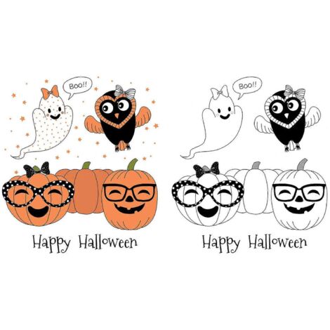 Pochoirs et Emporte-pièces Citrouille Halloween pour DIY et Créations