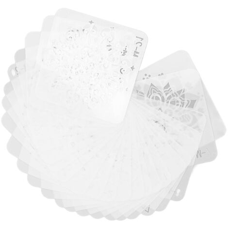 Pochoirs Mandala pour décor sur bois, pierre et meubles - 24 motifs créatifs DIY