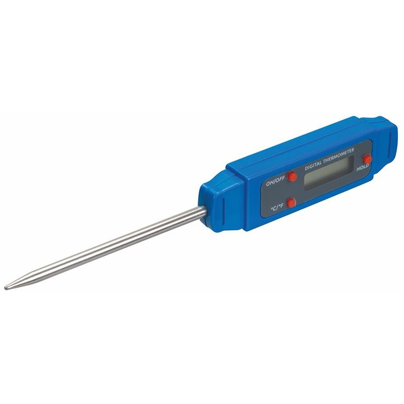 Silverline - Pocket Digital Probe Thermometer - -40&176C to +250&176C