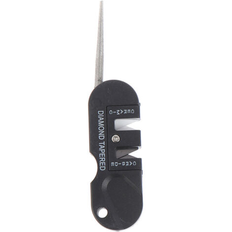 Pocket Knife Sharpener Knife Tungsten Steel Multifunction Sharpening Tool for Camping Outdoor