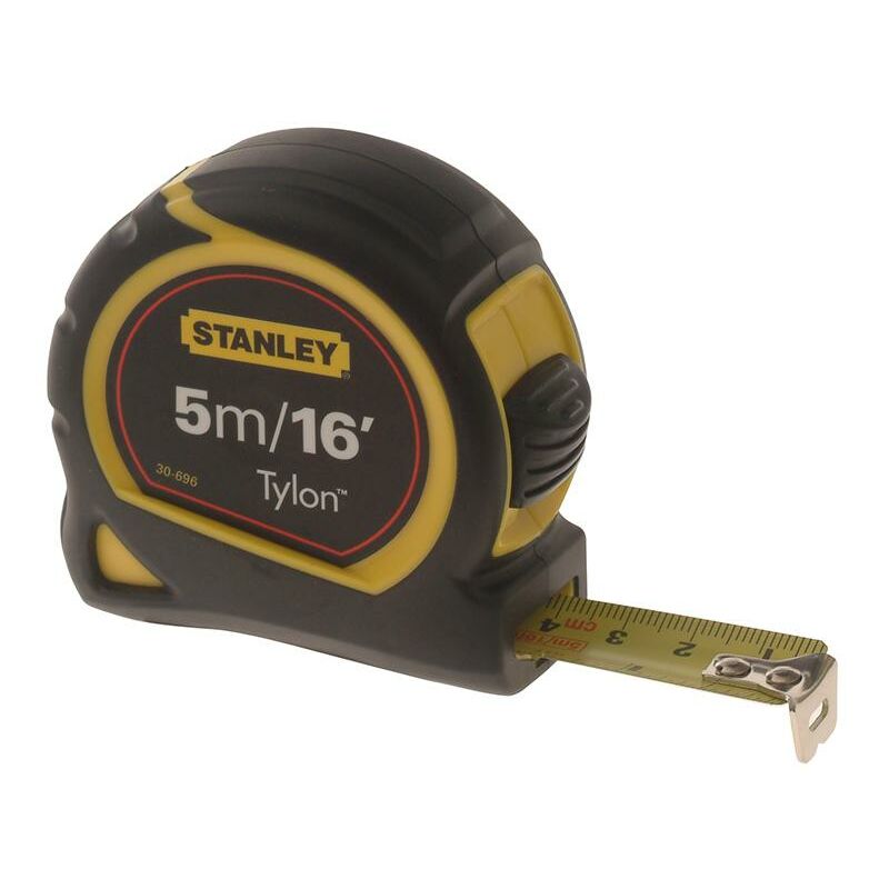 Stanley Tylon Pocket Tape Measure 5m / 16ft, 19mm Blade, ABS Case, Carded
