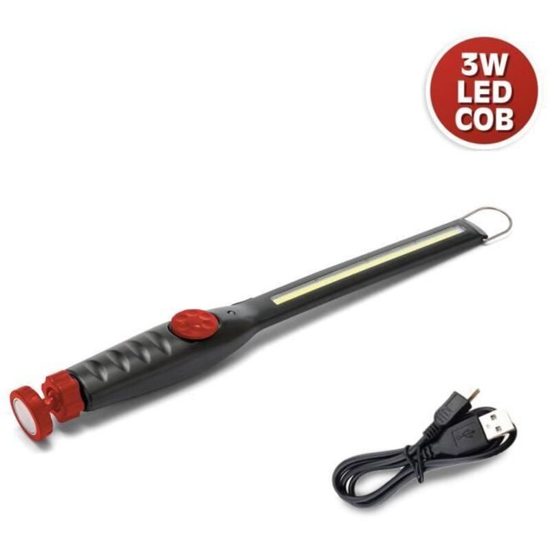 Pocket Torch - BLACKMAN - Rechargeable - LED - 3W - Magnetic Base